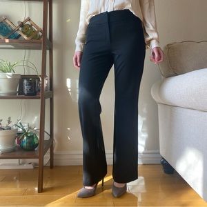 INC petite wide leg dress pants true black size 2